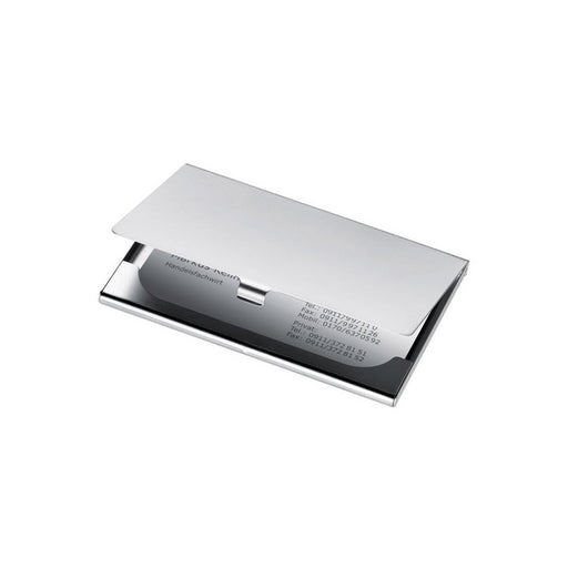 Port cărți de vizită CNX din aluminiu argintiu