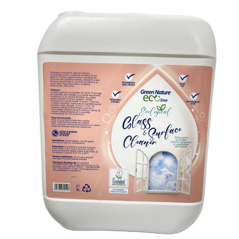 Detergent ecologic geamuri Green Nature Eco Line 5 l