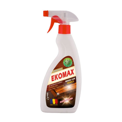 Solutie siliconica mobila Ekomax Wood Lux cu pulverizator 500 ml