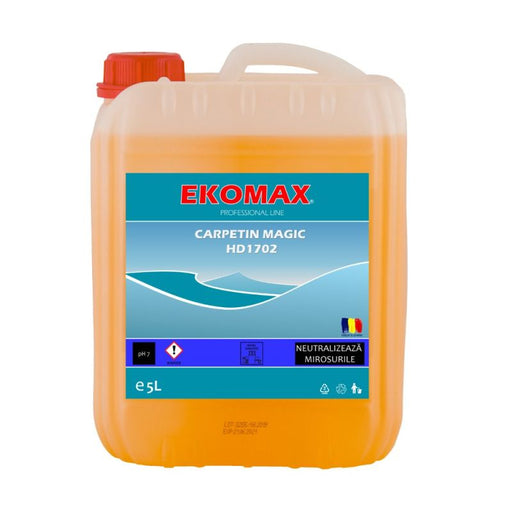 Detergent manual covoare cu neutralizator mirosuri Ekomax Carpetin Magic 5 l