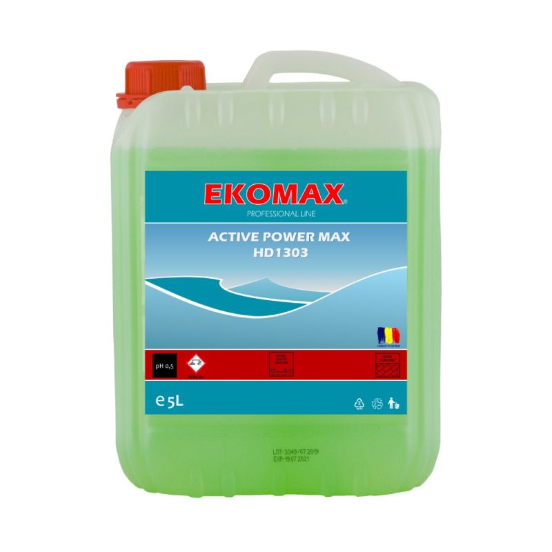Detartrant activ curatenie dupa constructor Ekomax Active Power Max 5 l