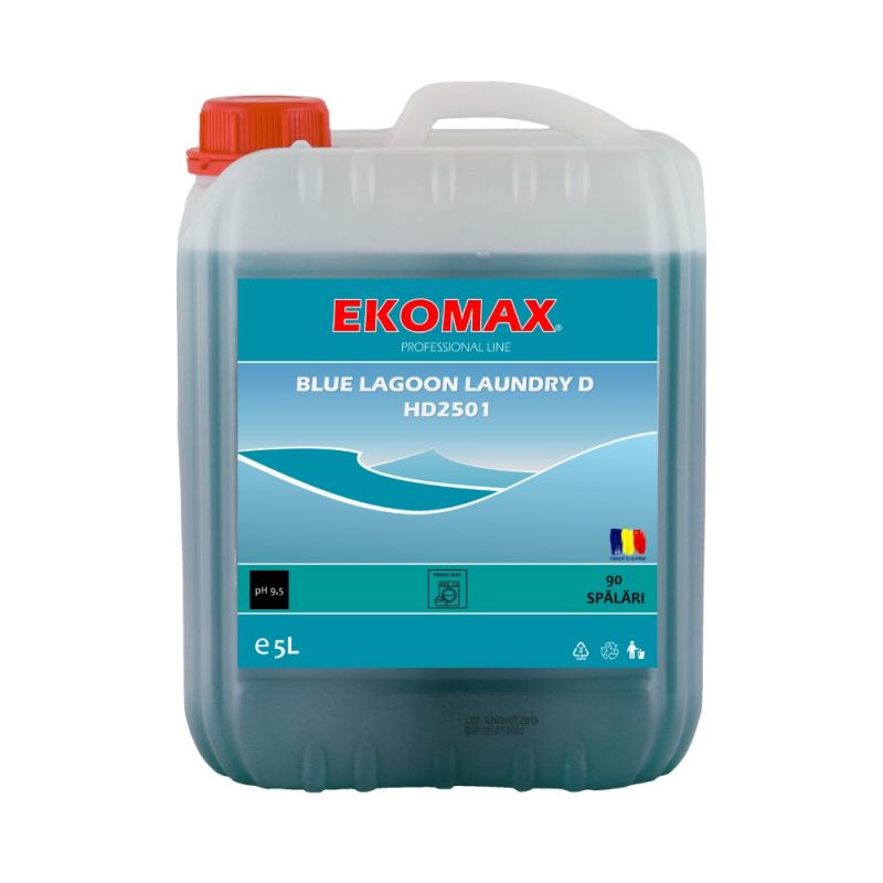 Detergent gel rufe Ekomax Blue Lagoon Laundry D 5 l
