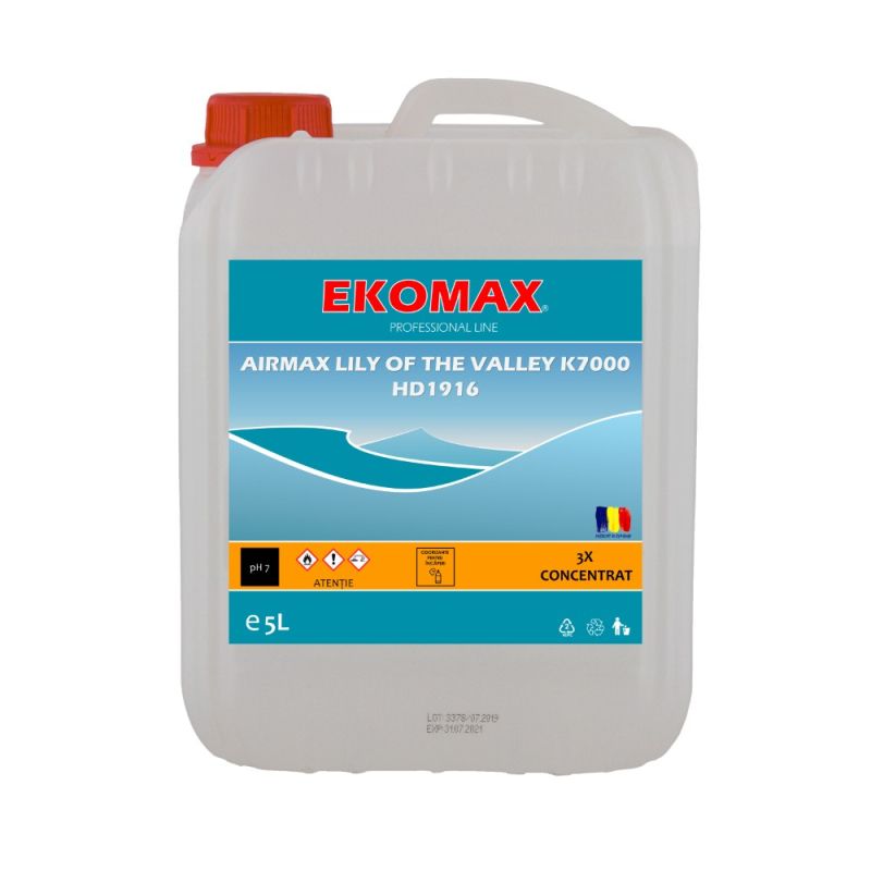 Odorizant profesional incaperi Ekomax Airmax K7000 Lily of the Valley 5 l