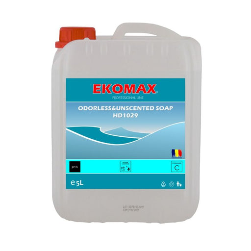 Sapun lichid fara miros Ekomax Odorless and Unscented 5 l