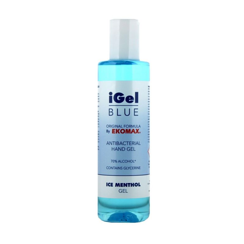 Gel dezinfectant pentru maini Ekomax iGel Blue 200 ml