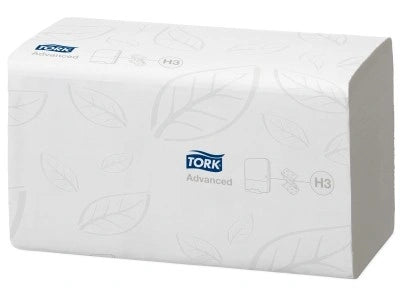 Prosoape hartie Z Tork Advanced H3 2 straturi albe - 1 pachet 250 buc - imagine 2