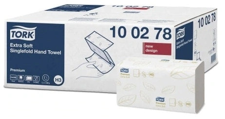 Prosoape hartie pliate Z Tork Extra Soft H3 2 straturi - 200 buc - imagine produs