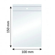 Pungi cu Închidere Zip 100x150 mm 100 buc/set Nebo