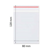 Pungi cu Închidere Zip 80x120 mm 100 buc/set Nebo