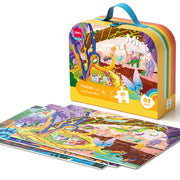 Puzzle Gigant Cadou 89 Piese cu Efect Luminos Dinozauri Deli