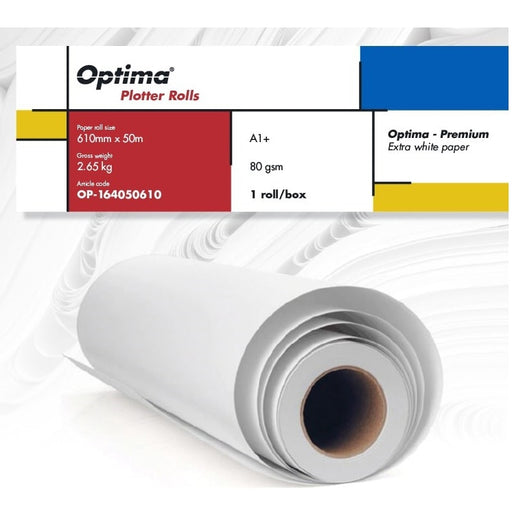 Rolă Copiator A1+ 80g 610 mm x 175 m Premium Optima