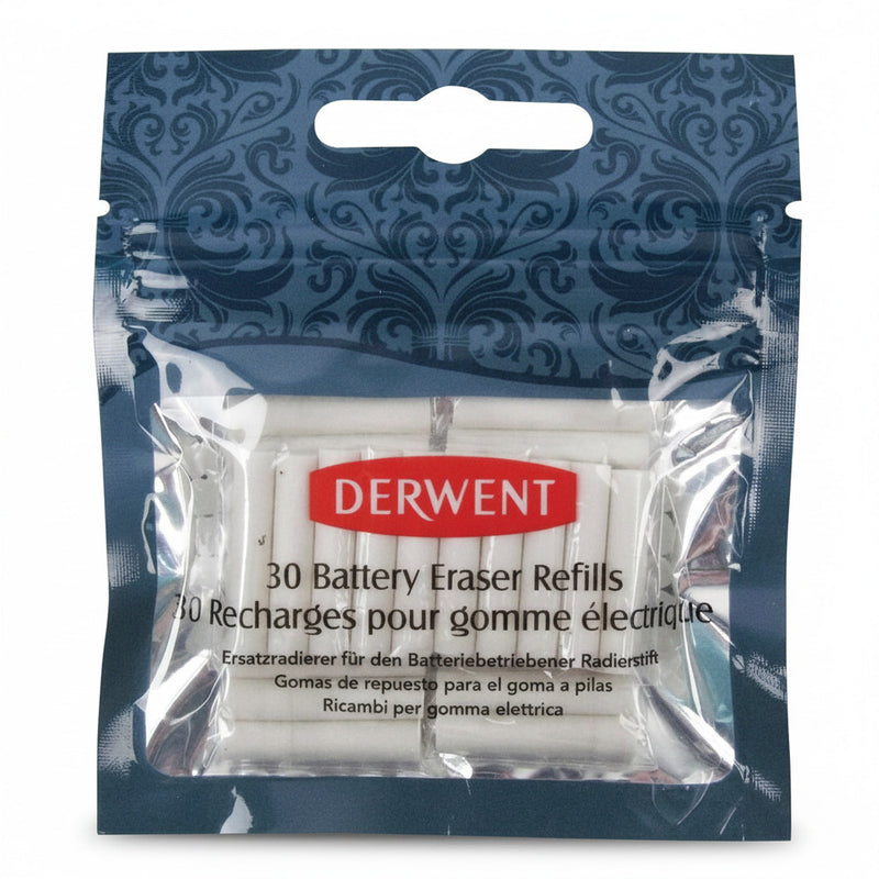 Rezerva radiera Derwent Professional, pentru 2301931, 30 buc/ set, alb