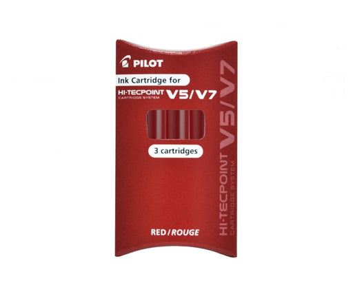 Rezervă Roller Hi-Tecpoint V5/V7 Roșie 3 Buc Pilot