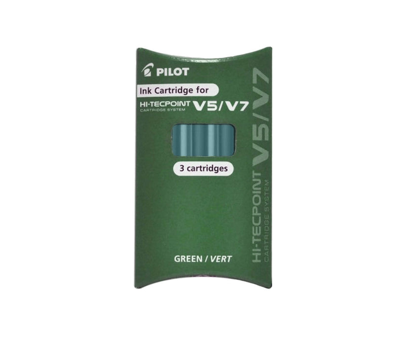 Rezervă Roller V5/V7 Hi-Tecpoint Verde 3 buc Pilot