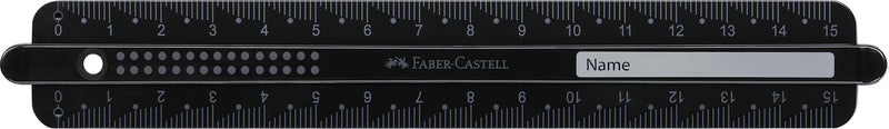Riglă Dots 15 cm Faber-Castell