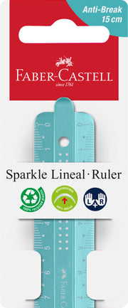 Riglă Sparkle 15 cm Faber-Castell