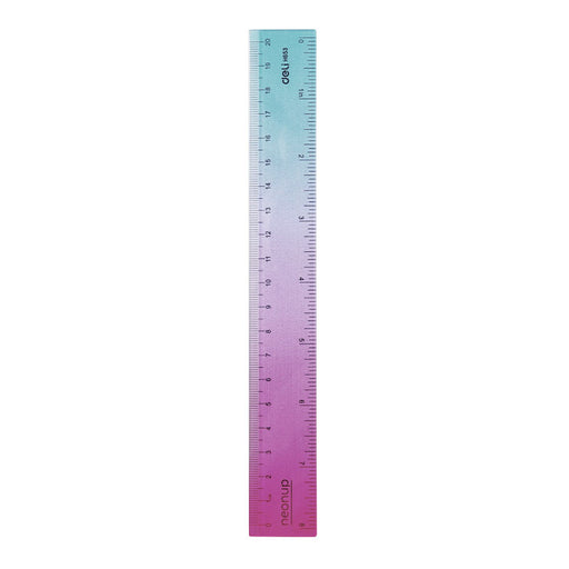 Riglă Gradient Neonup 20 cm Deli