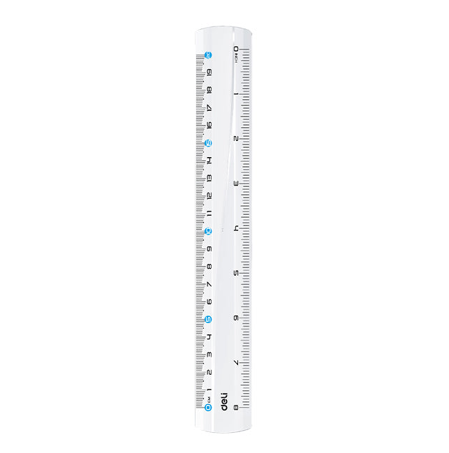 Riglă Transparentă 20 cm Deli