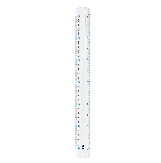 Riglă Transparentă 30 cm Deli