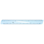 Riglă Albastră Transparentă 30 cm Deli