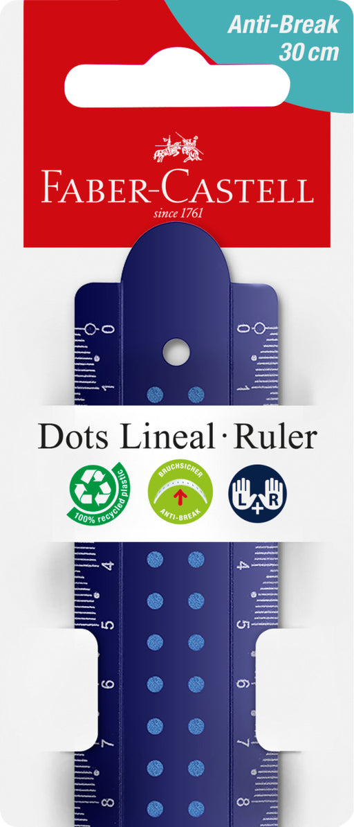 Riglă Dots 30 cm Faber-Castell