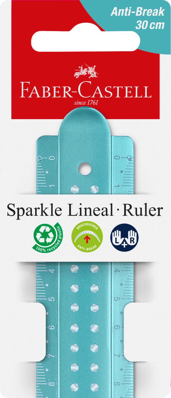 Riglă Sparkle 30 cm Faber-Castell