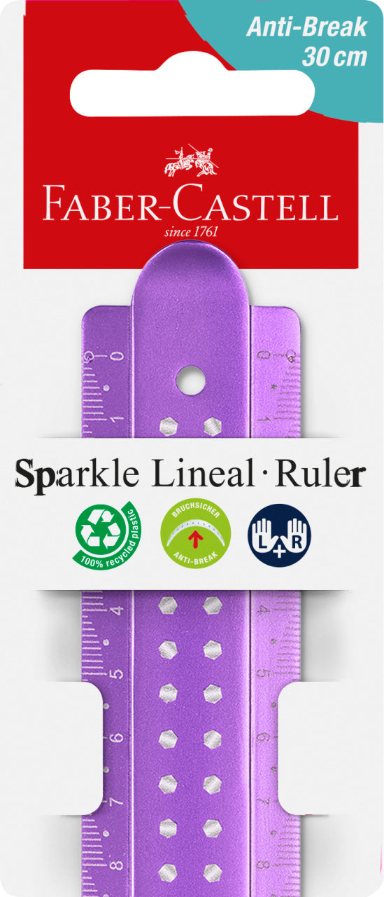 Riglă Sparkle 30 cm Faber-Castell