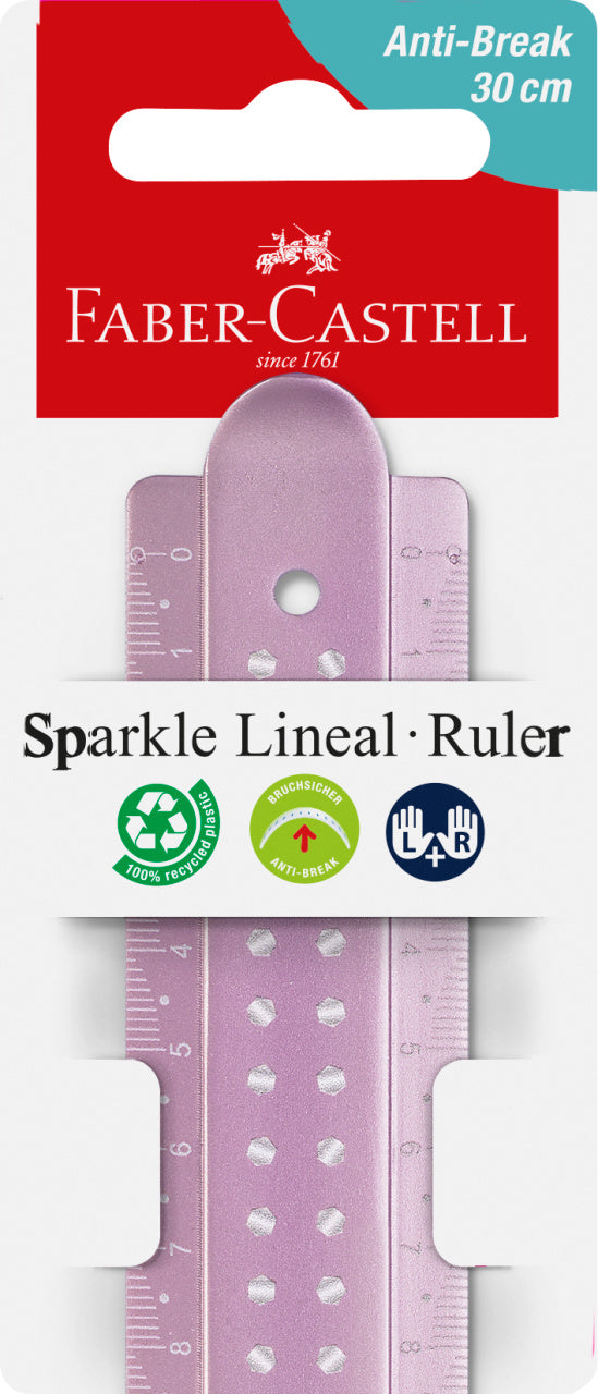 Riglă Sparkle 30 cm Faber-Castell