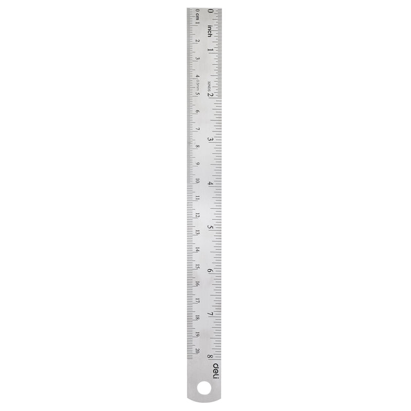 Riglă Metalică 20 cm Deli