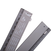 Riglă Smart Pliabilă 30 cm Neagră Transparentă Deli