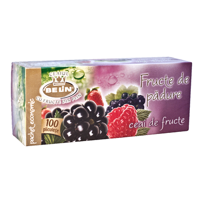Ceai Fructe de Pădure 200g 100 Plicuri Belin