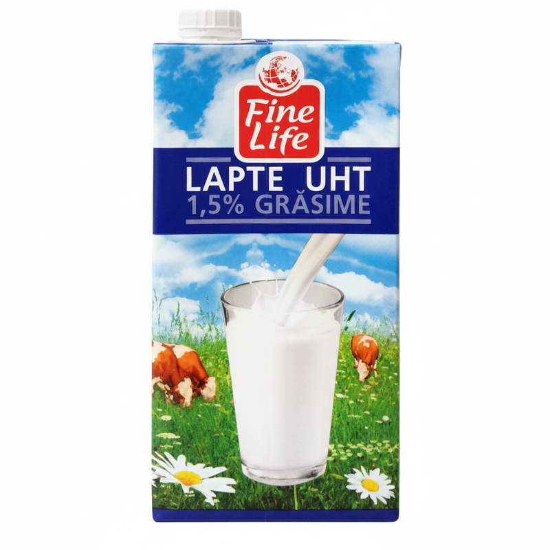 Lapte UHT 1,5% Grăsime 1L Fine Life