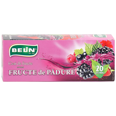 Ceai Fructe de Pădure 40g 20 Plicuri Belin
