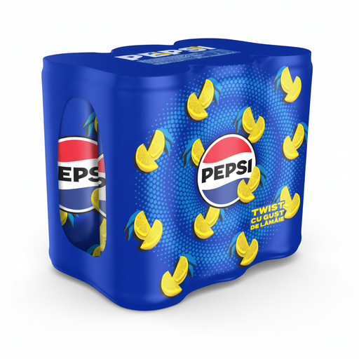 Doze Pepsi Twist cu lămâie 6 x 0,33 L