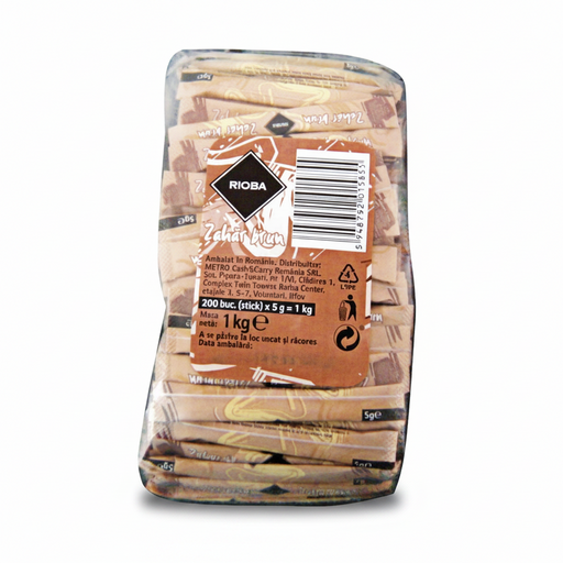 Zahăr Brun Stick 1kg Rioba
