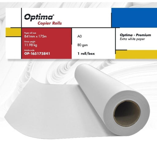 Rolă Copiator A0 80g 841 mm x 175 m Premium Optima