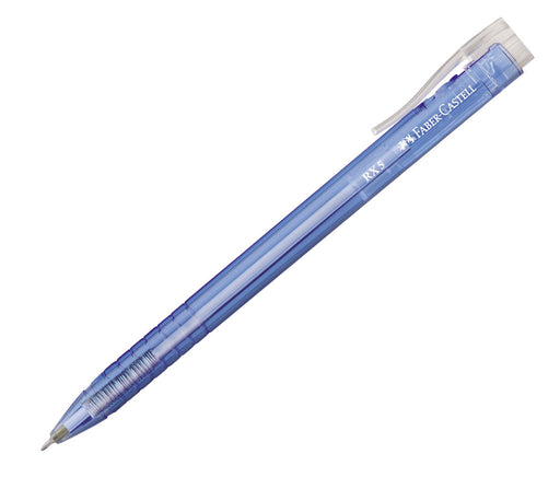 Roller Semi-Gel cu Mecanism RX5 0,5 mm Albastru Faber-Castell