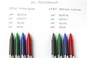 Roller Hi-Tecpoint V5 Retractabil 0,5 mm Albastru Pilot