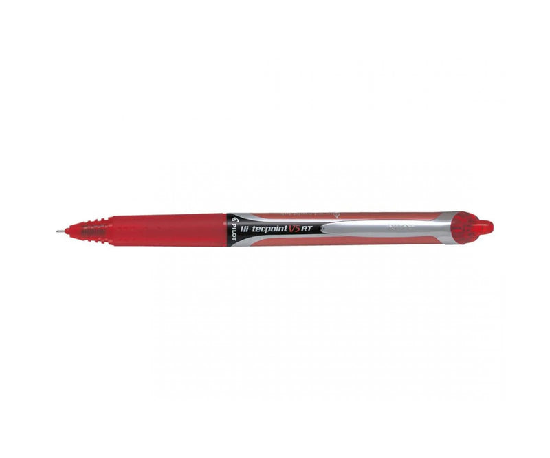 Roller Hi-Tecpoint V5 Retractabil 0,5 mm Roșu Pilot