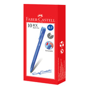 Roller Semi-Gel cu Mecanism RX7 0,7 mm Albastru Faber-Castell