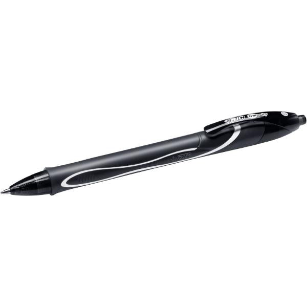 Roller Semi-Gel cu Mecanism Quick-Dry 0,7 mm Negru BIC