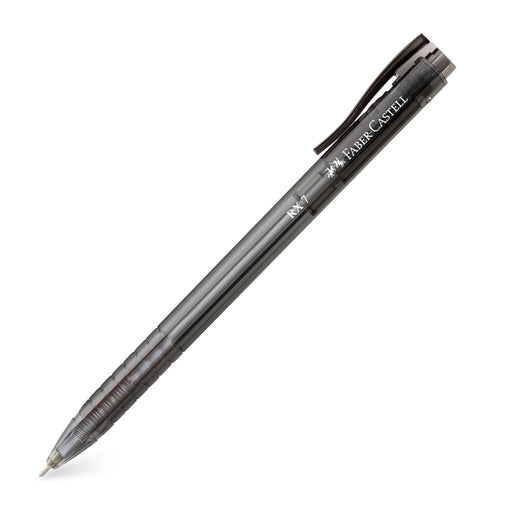 Roller Semi-Gel cu Mecanism RX7 0,7 mm Negru Faber-Castell