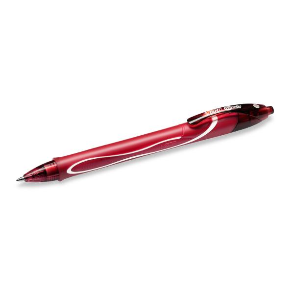 Roller Semi-Gel cu Mecanism Quick-Dry 0,7 mm Roșu BIC