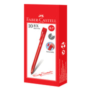 Roller Semi-Gel cu Mecanism RX7 0,7 mm Roșu Faber-Castell