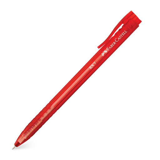 Roller Semi-Gel cu Mecanism RX7 0,7 mm Roșu Faber-Castell