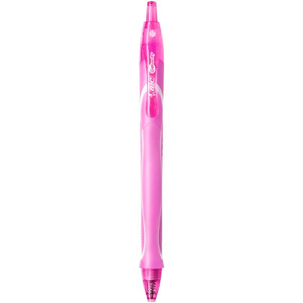 Roller Semi-Gel cu Mecanism Quick-Dry 0,7 mm Roz BIC