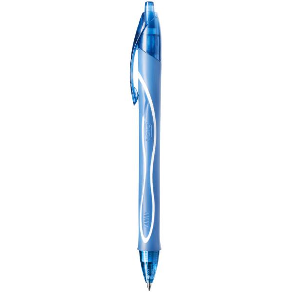 Roller Semi-Gel cu Mecanism Quick-Dry 0,7 mm Turcoaz BIC