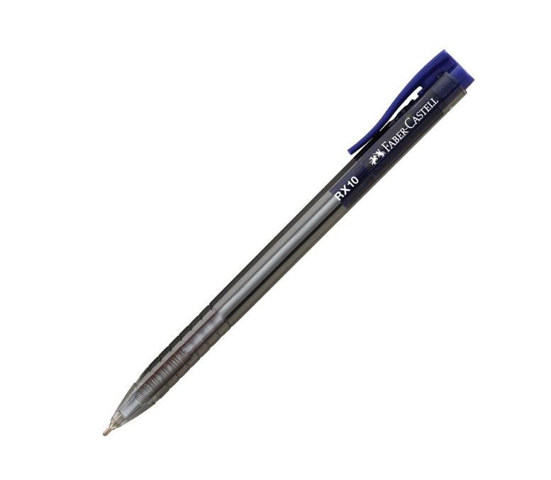 Roller Semi-Gel cu Mecanism RX10 1,0 mm Albastru Faber-Castell