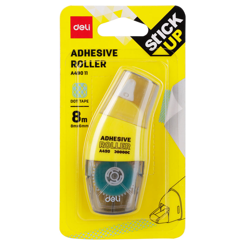 Roller adeziv permanent 6 mm x 8 m Deli
