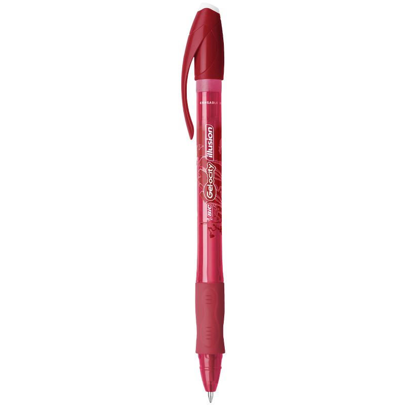 Roller Gel-ocity Illusion 0,7 mm Roșu BIC
